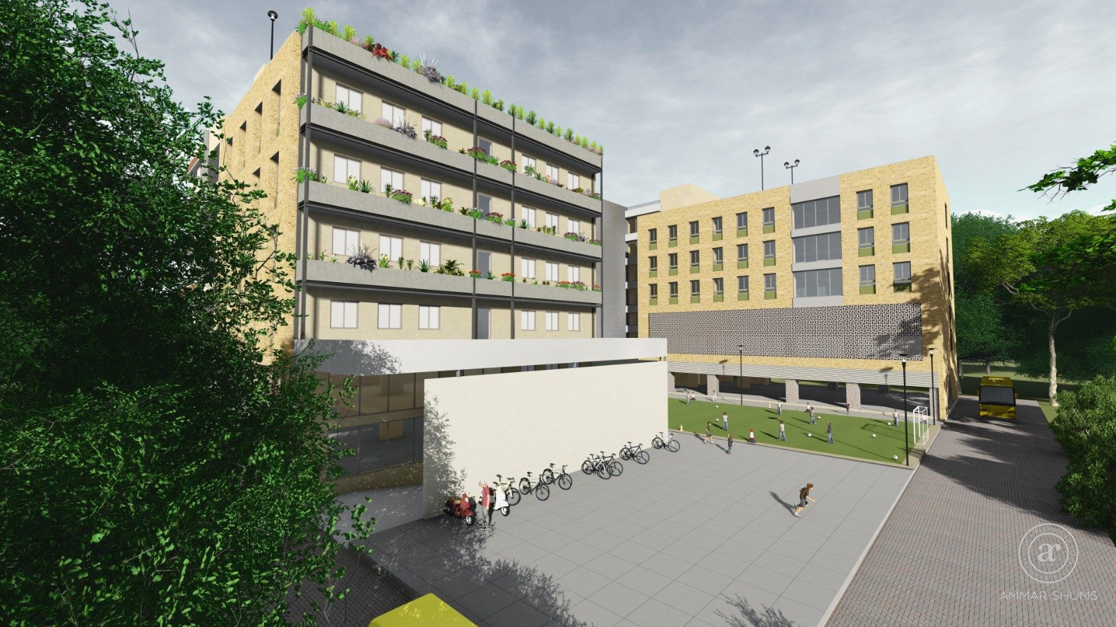 Ghuma School Building